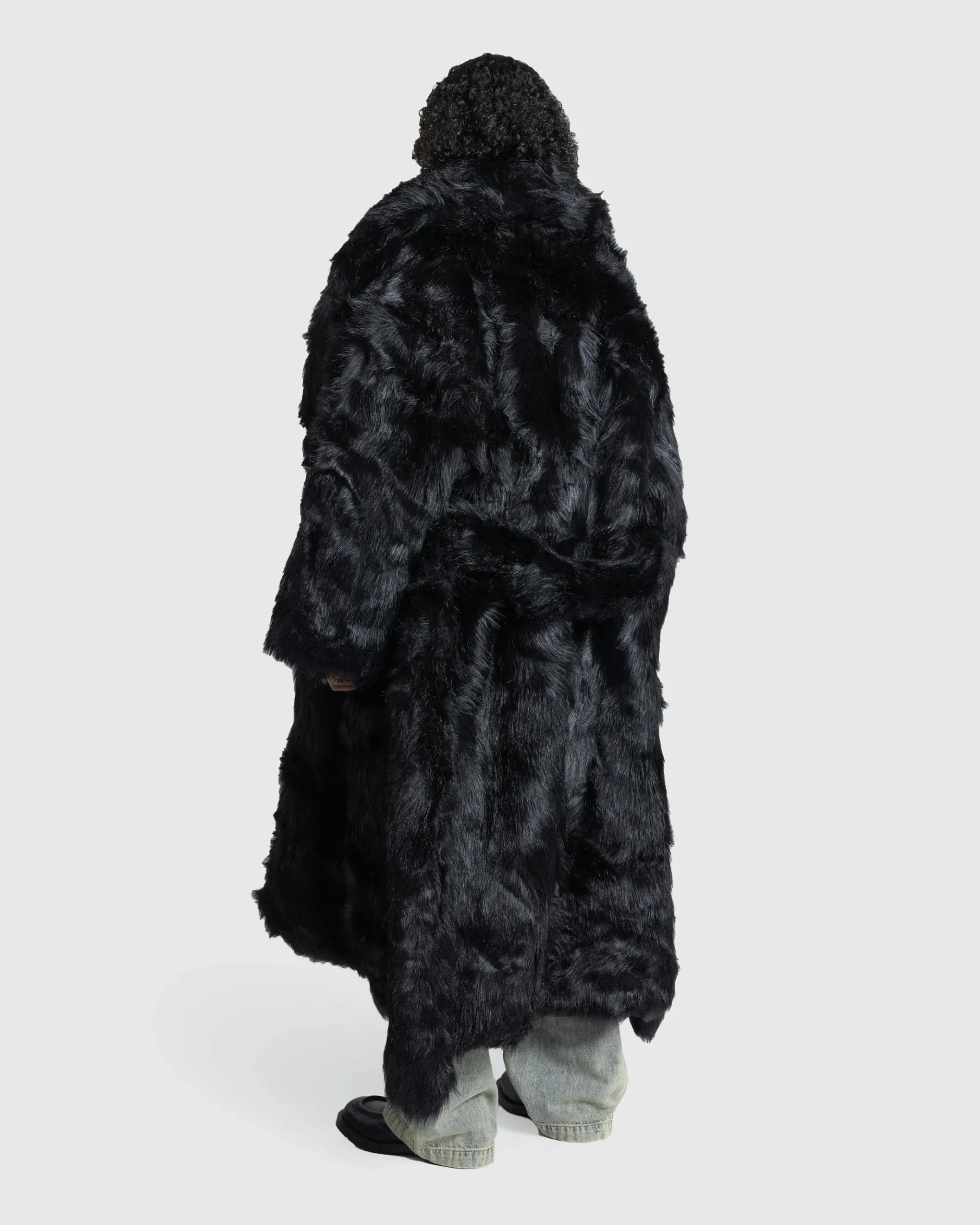 New Entire Studios Vast Fur Coat black