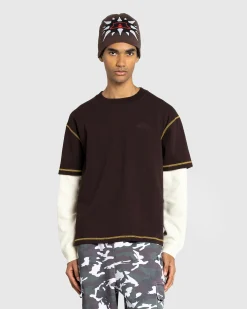 Flash Sale Awake NY Waffle Long-Sleeve Washed Brown washedbrown