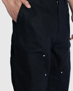Store Carhartt WIP Walter Double Knee Pant black/rinsed