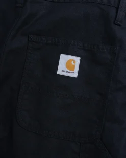 Store Carhartt WIP Walter Double Knee Pant black/rinsed