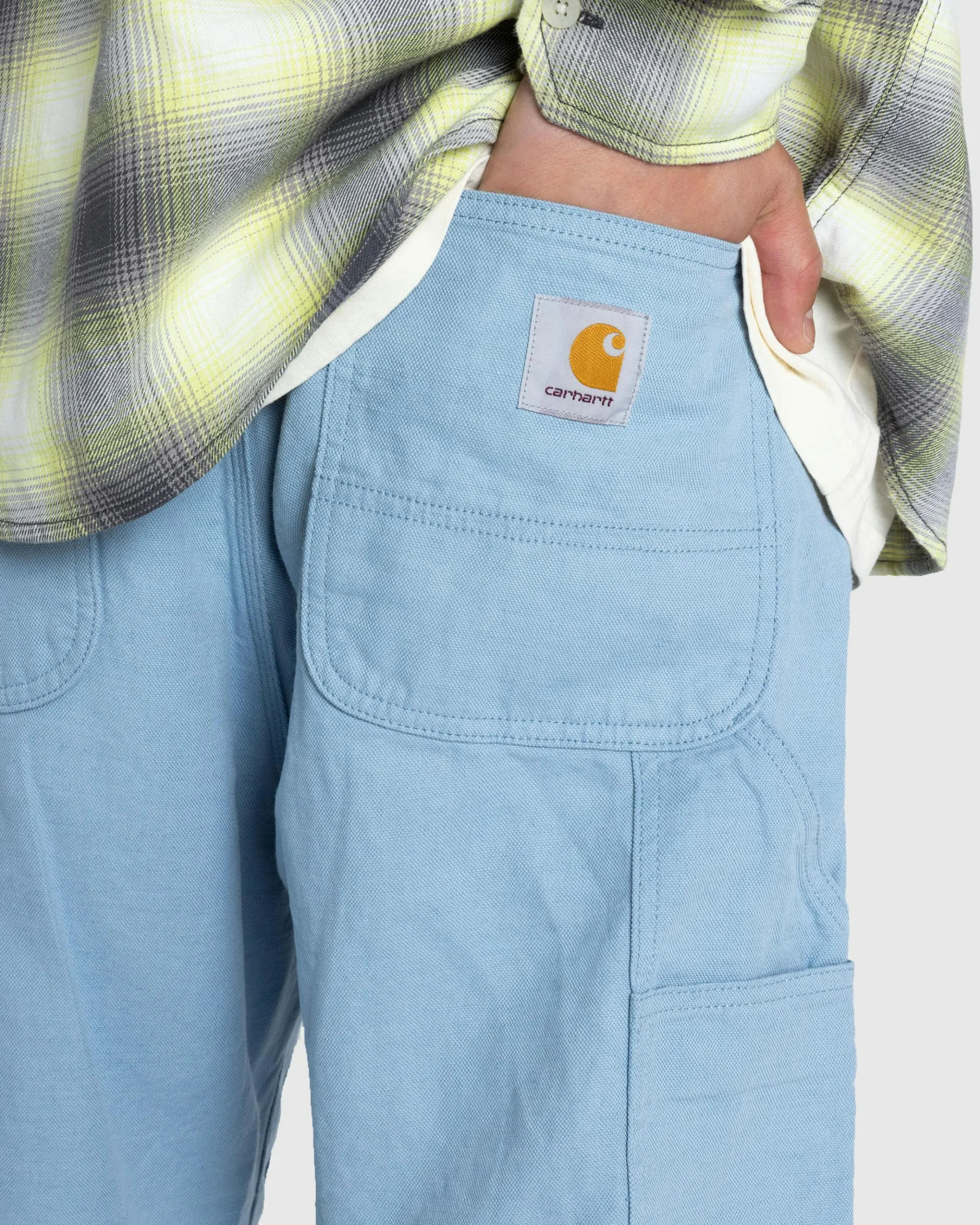 New Carhartt WIP Walter Double Knee Pant Misty Sky/Rinsed mistysky/rinsed