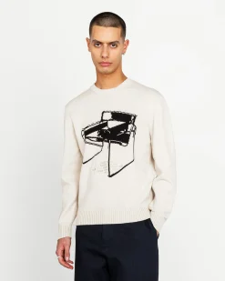Cheap Highsnobiety Wassily Knit Sweater beige