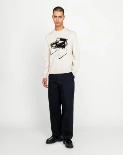 Cheap Highsnobiety Wassily Knit Sweater beige