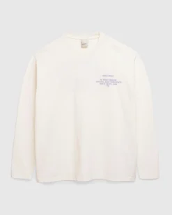 Sale Highsnobiety Wassily Long-Sleeve T-Shirt Warm White warmwhite