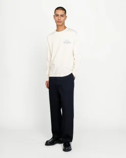 Sale Highsnobiety Wassily Long-Sleeve T-Shirt Warm White warmwhite