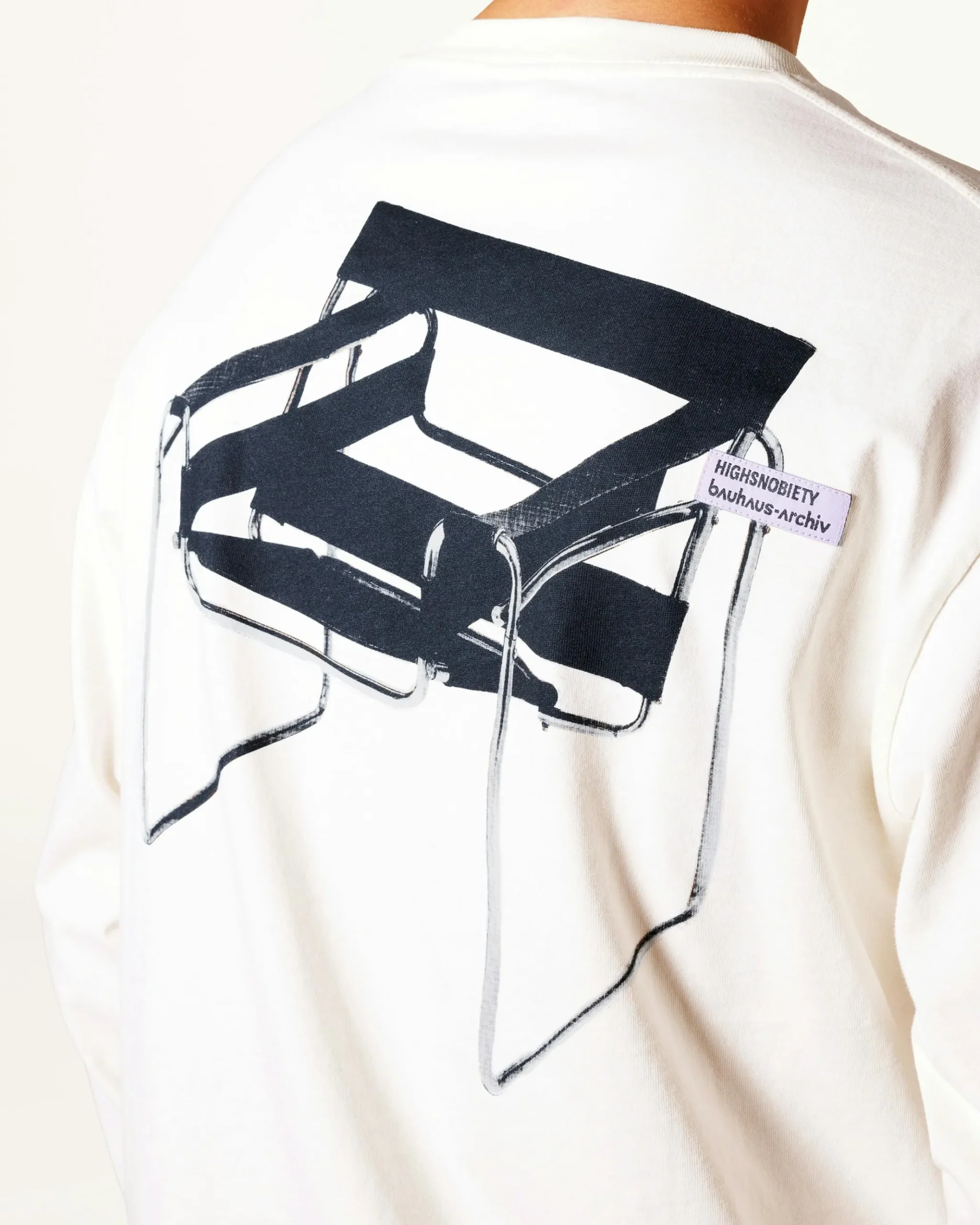 Sale Highsnobiety Wassily Long-Sleeve T-Shirt Warm White warmwhite