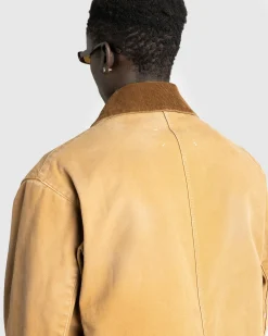 Hot Maison Margiela Waxed Cotton Jacket ochre