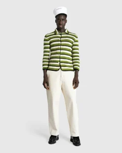 Cheap Bode Weedy Crochet LS Shirt greenmulti