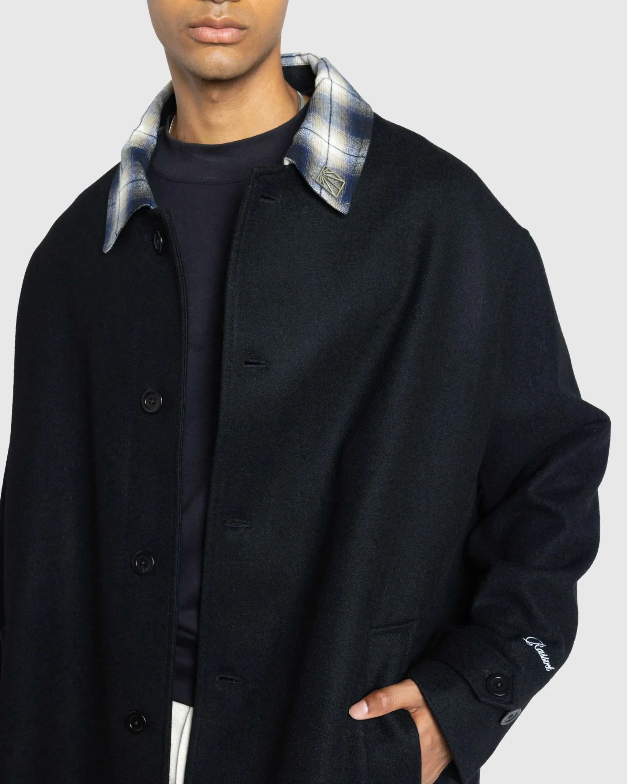 Cheap Rassvet Winter Coat Woven black