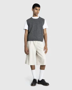 Best Maison Margiela Wool Gilet Dark Grey darkgrey