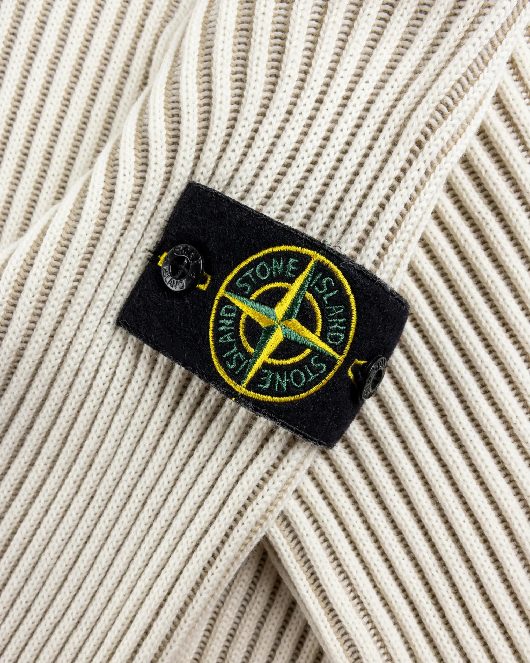 Online Stone Island Wool Half-Zip Sweater natural