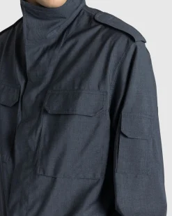 Store Olly Shinder Wool Overshirt grey