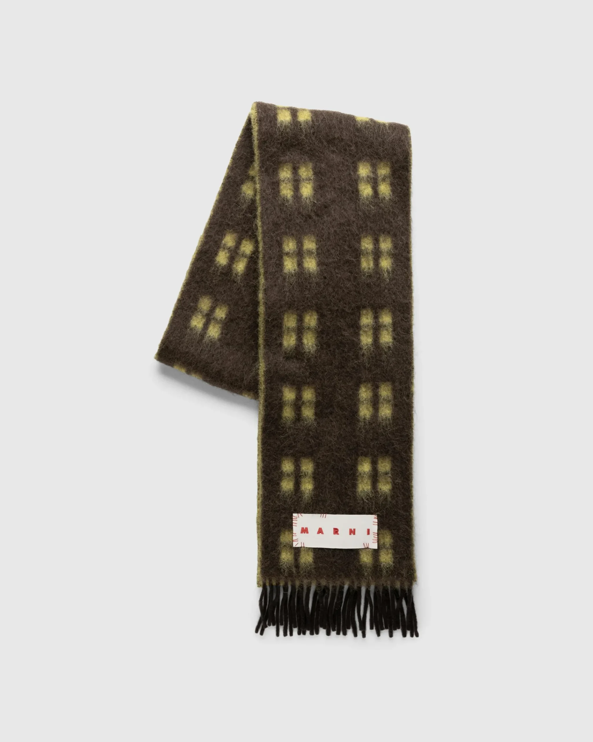 Hot Marni Wool Scarf coffee