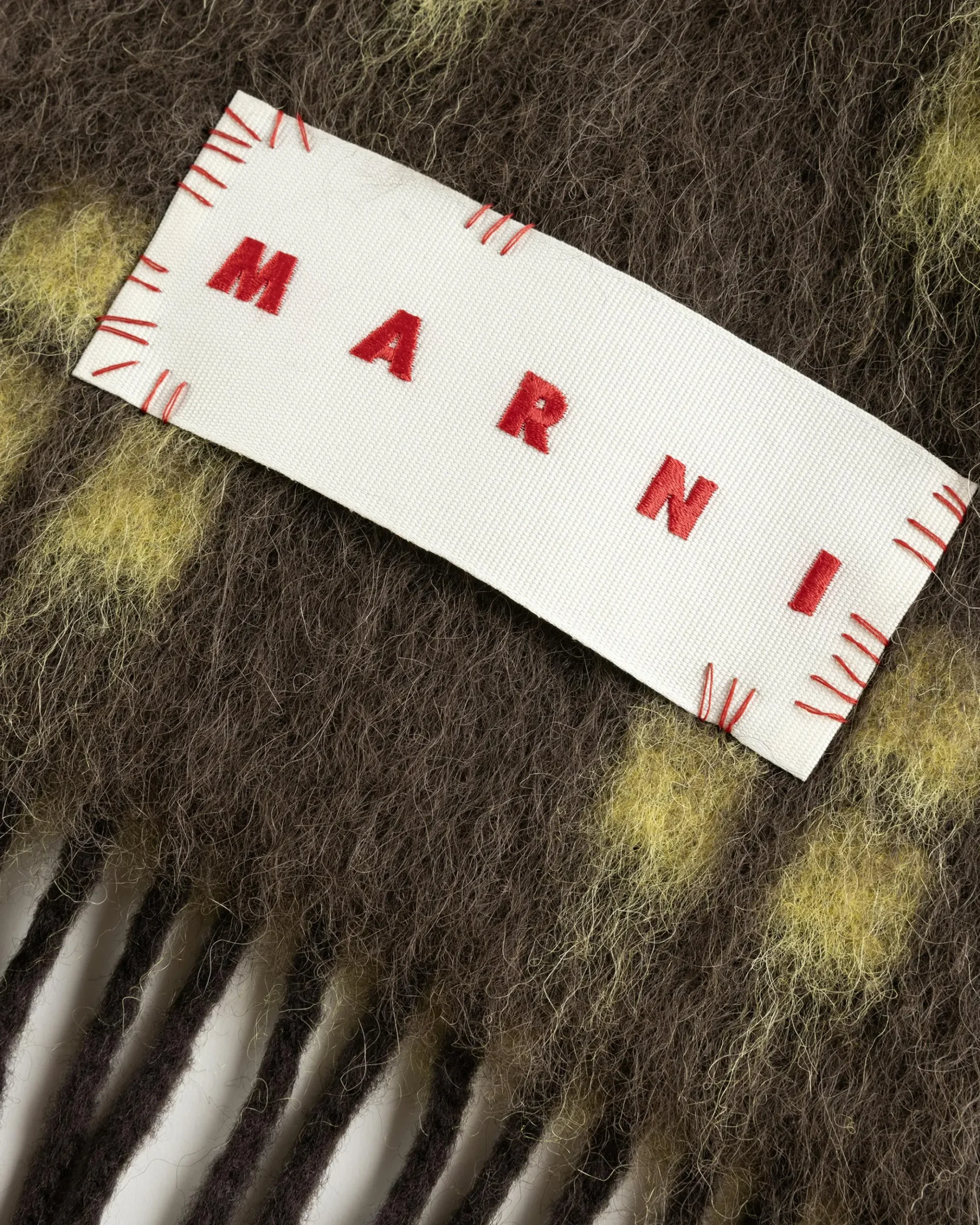 Hot Marni Wool Scarf coffee