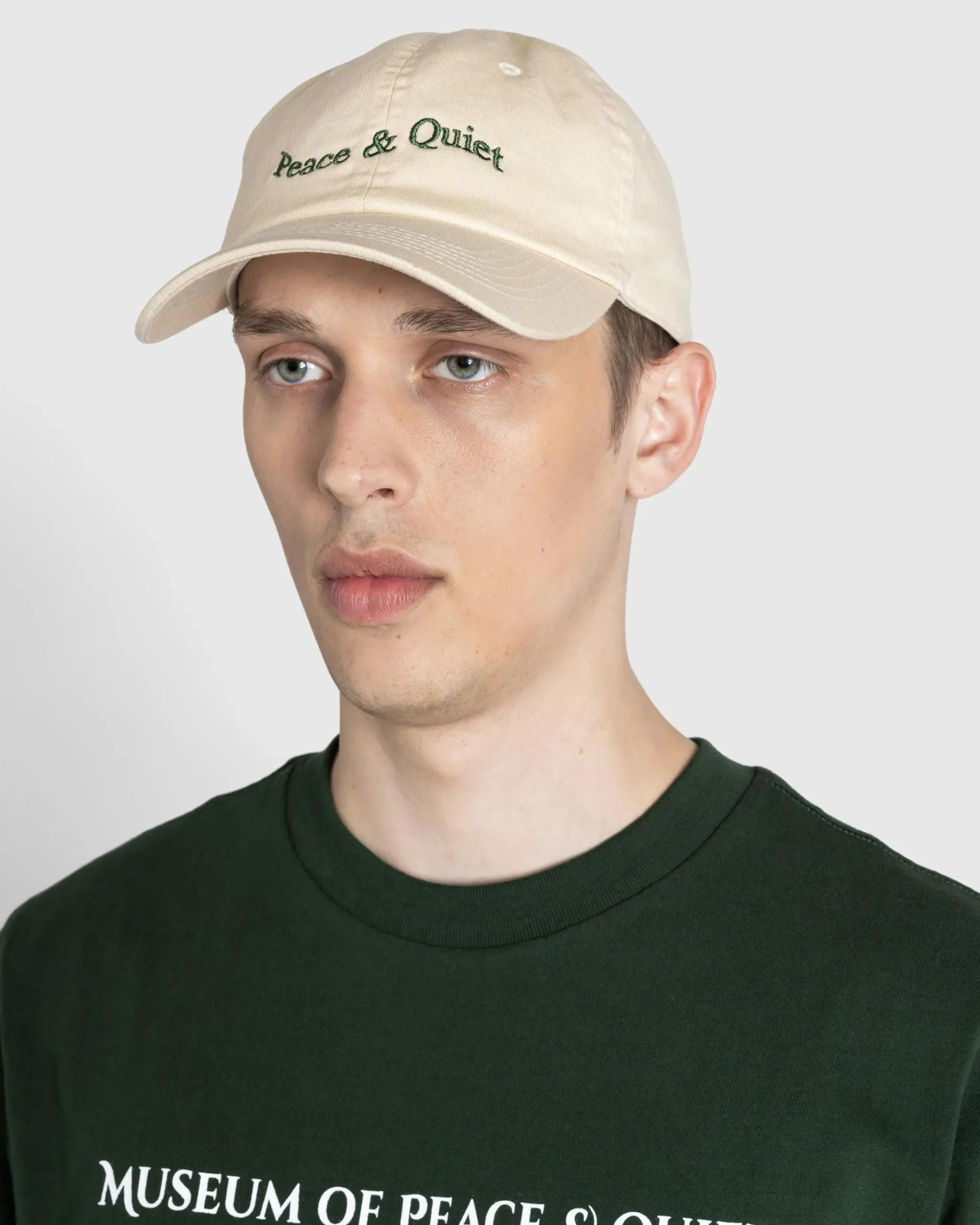 Online Museum of Peace & Quiet Wordmark Dad Hat bone
