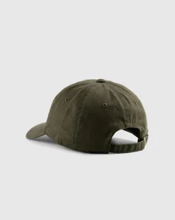 Hot Museum of Peace & Quiet Wordmark Dad Hat olive