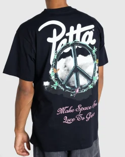 Cheap Patta Xerox Peace T-Shirt Black black(SoldOut)