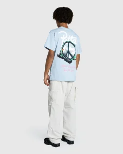 Online Patta Xerox Peace T-Shirt Dusty Blue dustyblue