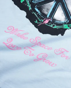 Online Patta Xerox Peace T-Shirt Dusty Blue dustyblue