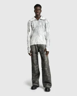 Flash Sale Acne Studios Zippered Dyed Sweater Faded Black fadedblack