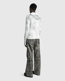 Flash Sale Acne Studios Zippered Dyed Sweater Faded Black fadedblack